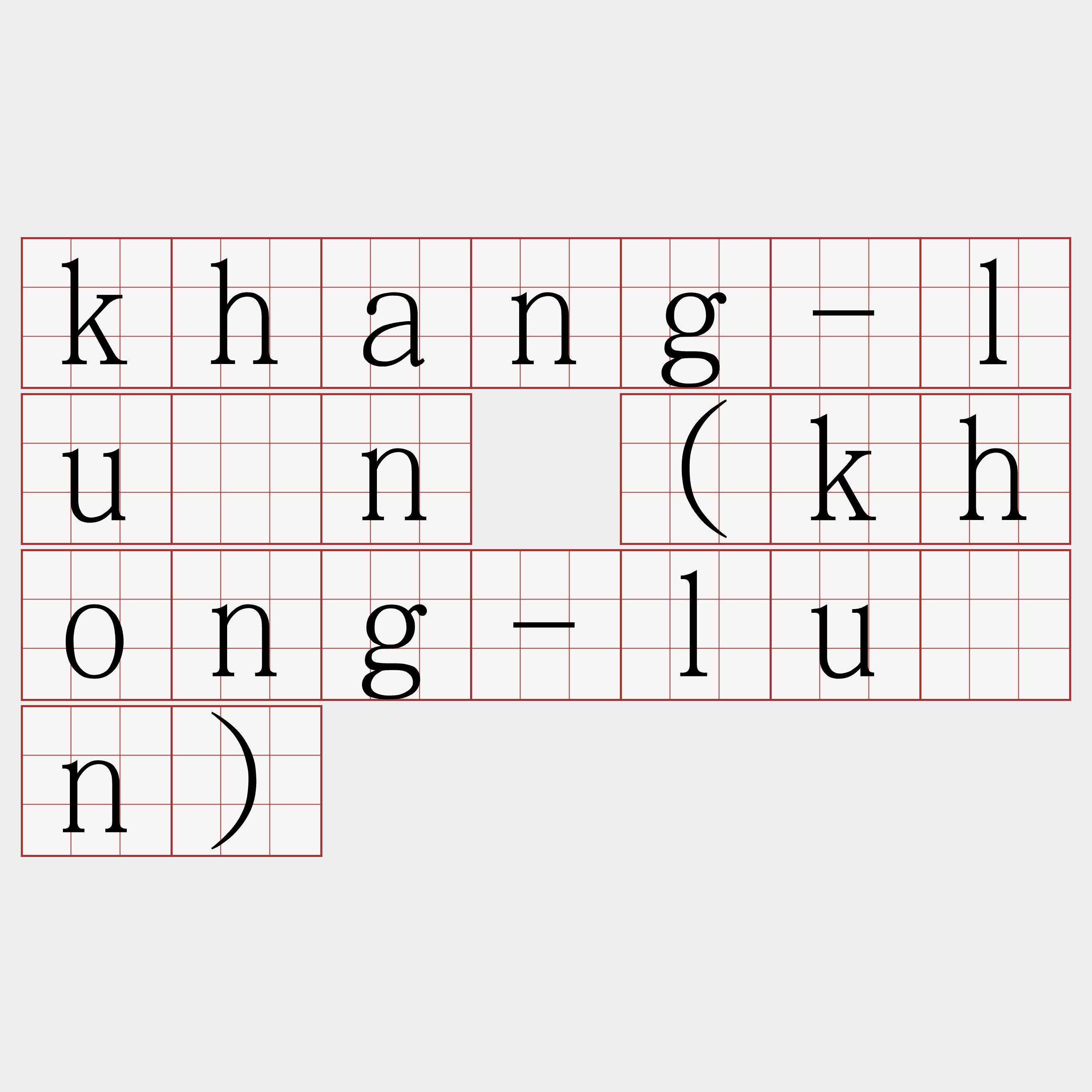 khang-lūn (khong-lūn)